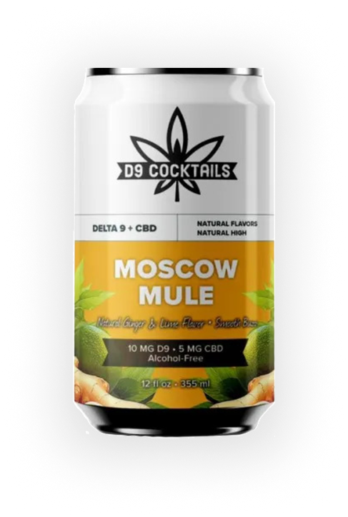 D9 Cocktails Moscow Mule CBD drink